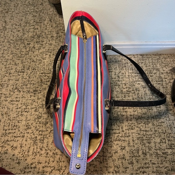 Kate Spade New York Cedar Multi-Colored Stripe Tote Bag - Picture 5 of 16